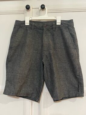 O'Neill Mens Hybrid Chino Shorts Gray Size 32